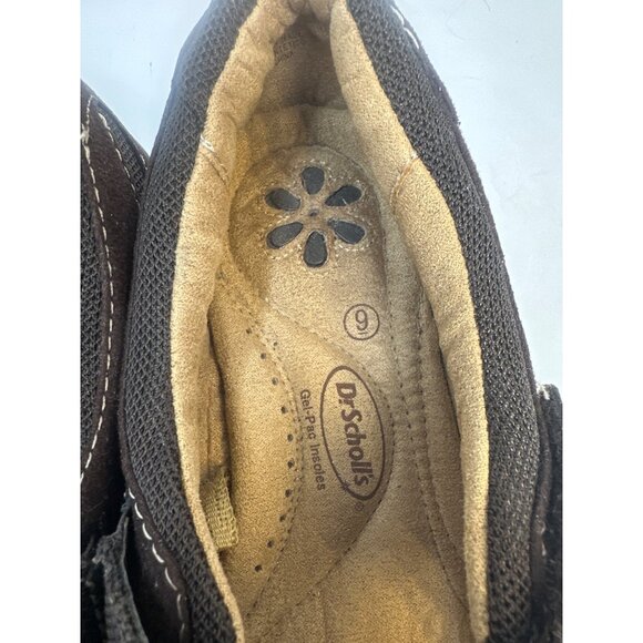 Dr. Scholl’s Mary Jane Comfort Shoes Women’s 9 Brown Hook Loop Strap - Picture 3 of 7